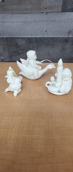 3) DEPT. 56 SNOWBABIES ORNAMENTS & FIGURINES | Online Auctions | Proxibid