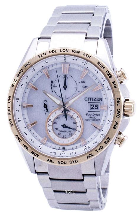 Citizen Eco-Drive Chronograph Power Reserve Radio-Controlled AT8156-87A ...