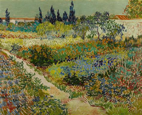 Vincent van Gogh - Garden at Arles [1888] | Van gogh art, Vincent van gogh art, Vincent van gogh