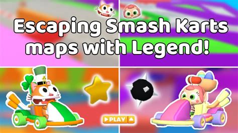 Escaping Smash Karts maps with Legend! - YouTube