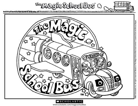 Magic School Bus Coloring Pages - Coloring Home