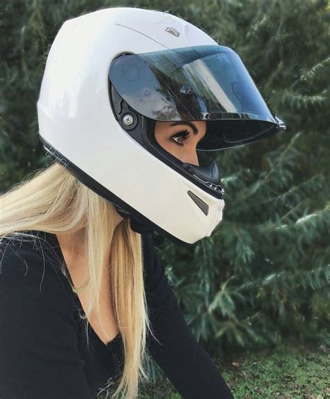 Pin by David on Helmets | Biker girl, Agv helmets, Riding helmets