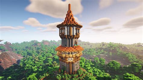 Minecraft: How to Build an Aesthetic Tower House - YouTube