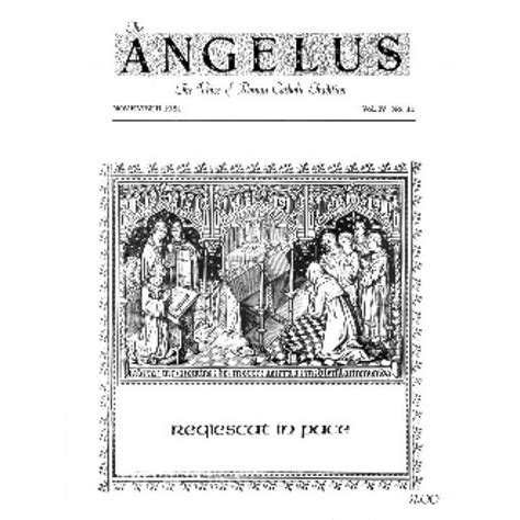 Angelus - November 1981 - Angelus Press