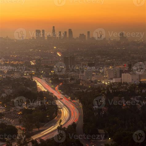 Downtown Los Angeles skyline 826476 Stock Photo at Vecteezy