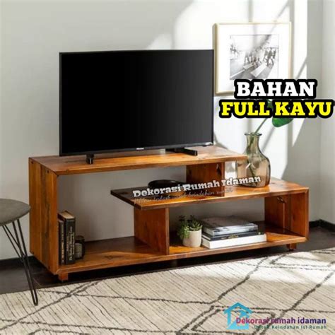 Jual Meja Tv Rak Tv Minimalis Bufet Tv Minimalis Kayu Modern Murah | Shopee Indonesia