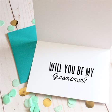 Funny Groomsman Card Groomsman Proposal Cards Will You Be My | Etsy