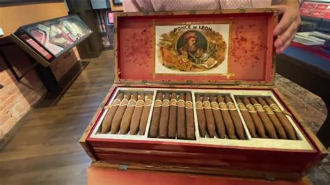 116-year-old cigars on display at cigar factory in Ybor City