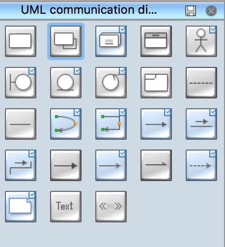 UML Collaboration Diagram (UML2.0) | Professional UML Drawing