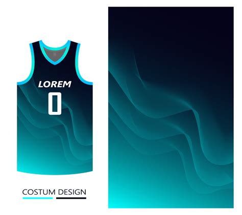 basketball jersey pattern design template. blue gradient abstract background with blue line art ...