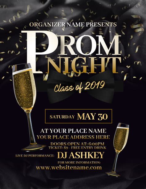 Prom Flyer Template Print Templates Graphicriver - vrogue.co
