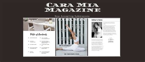 Call for Work: CARA MIA MAGAZINE IS LOOKING FOR COVER MODEL & FEATURED ...