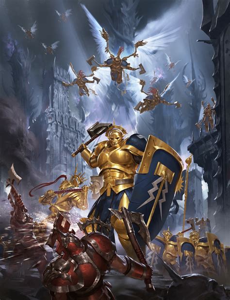 Age of Sigmar: New Stormcast Battletome Art in 2022 | Warhammer fantasy, Warhammer 40k artwork ...