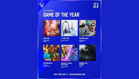 The Game Awards 2021 Nominations Announced for Game of the Year, Game ...