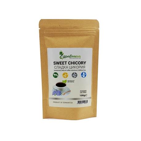 Sweet Chicory, powder, coffee substitute, Zdravnitza, 100 g