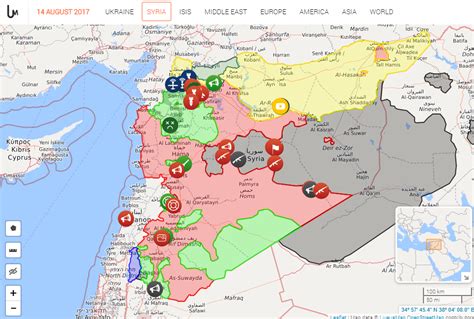 Explore the Syrian conflict on this live interactive map (liveuamap) - PositiveNegatives