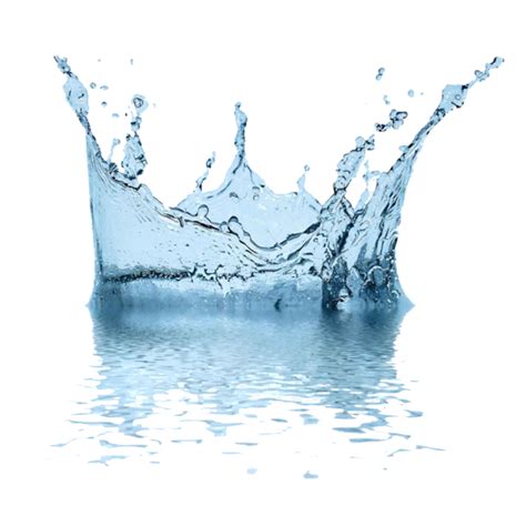 Transparent Vector Water Splash And Wave On Background | Blue water ...