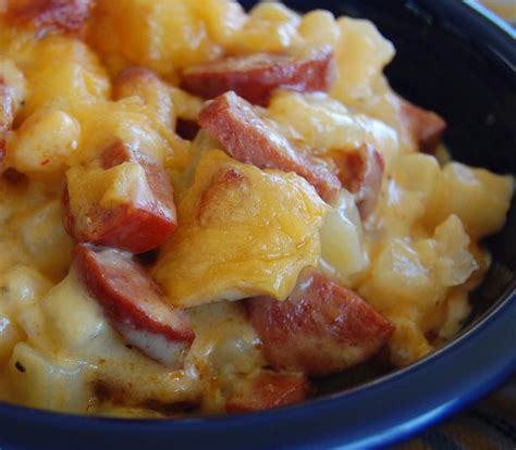 Cheese Potato & Smoked Sausage Casserole – Free Recipe Network