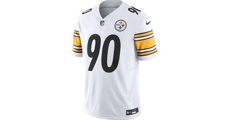 Nike T.j. Watt Pittsburgh Steelers Dri-fit Nfl Limited Football Jersey in White for Men | Lyst