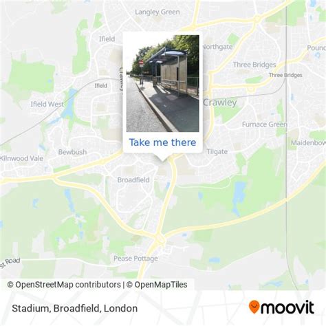 How to get to Stadium, Broadfield in London by Bus or Train?