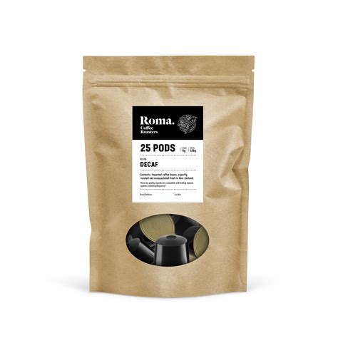 Decaf Pods 25 - Roma Coffee Roasters