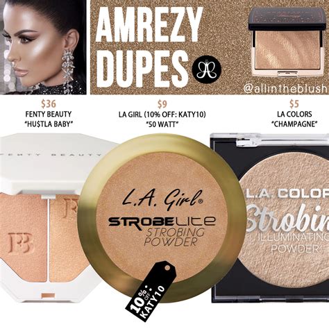 Anastasia Beverly Hills Amrezy Highlighter Dupes » All In The Blush