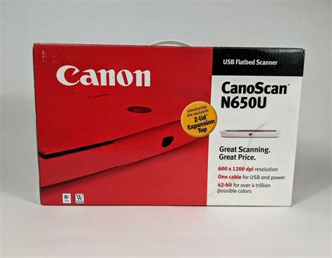 Canon CanoScan N650U Flatbed Scanner for sale online | eBay