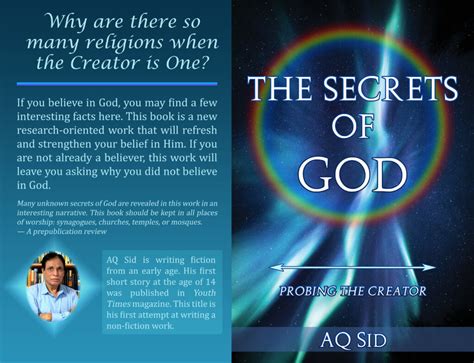 Book Review: The Secrets of God – By AQ Sid - IndiaPost NewsPaper