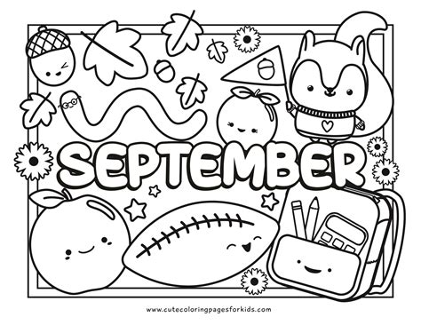 September Coloring Pages Holidays And Observances Sep - vrogue.co