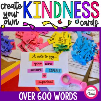 Kindness Project - Student Kindness Cards - Kindness Activity - Kindness Club