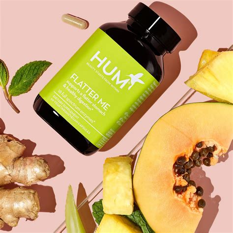 HUM Flatter Me - Digestive Enzymes for Bloating Relief for Women - Formulated with Amylase ...