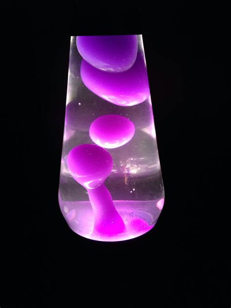 Sixteen inch lava lamp. Neon purple wax, clear liquid. Cool Lava Lamps, Lava Lamp Diy, Lava Lamp ...