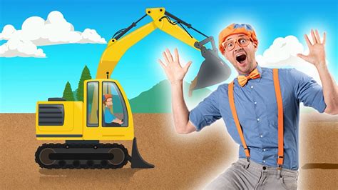 Excavator song - Blippi - Learn at Home - Kids Learning - Educational ...