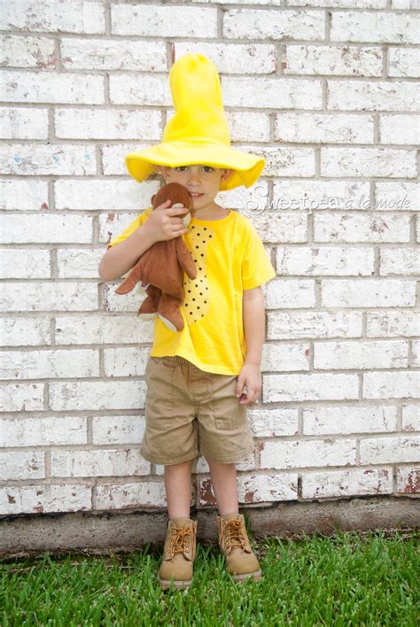 Great Halloween Costume Curious George Man in by sweetpeaalamode, $21.50 | Baby halloween ...