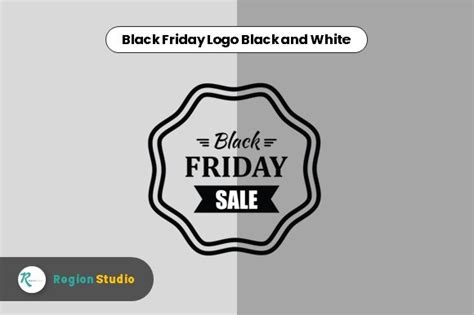 Black Friday - Logo Design 2 Graphic by Region Studio · Creative Fabrica