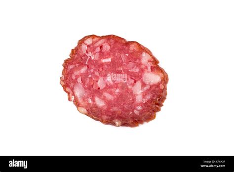 slices of salami Stock Photo - Alamy