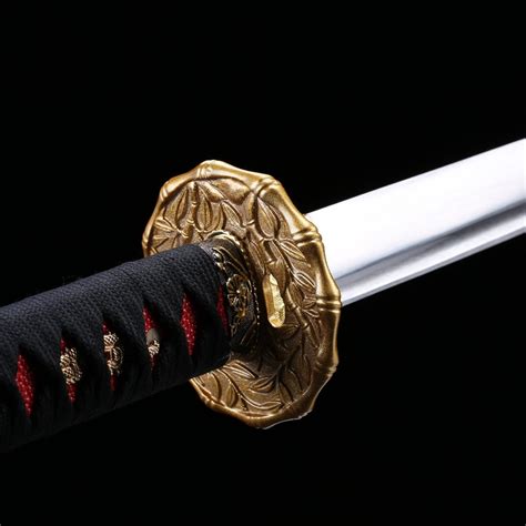 Straight Katana | Handmade Japanese Chokuto Ninjato Sword Full Tang ...