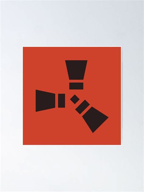 "Rust logo" Poster for Sale by ricemann | Redbubble