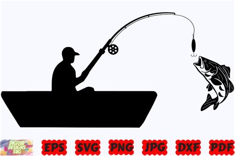 Fishing Boat SVG | Fishing SVG | Fisherman SVG | Fish SVG