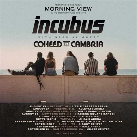 Incubus & Coheed Morning View Tour MSG Show