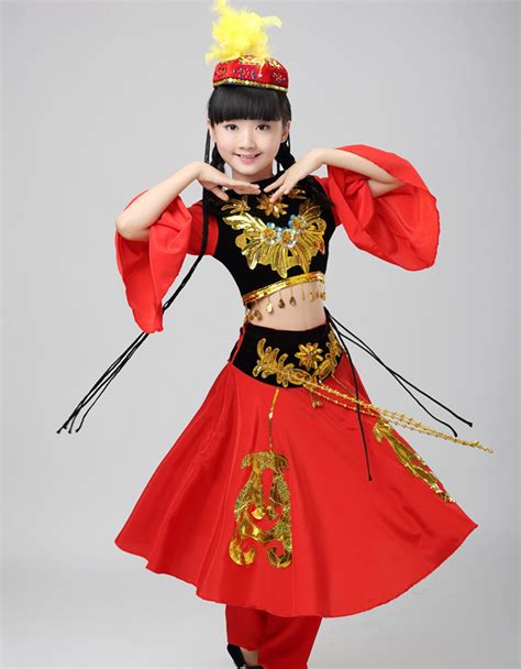20CN-G7A GIRLS’ Uyghur Dance Costumes, Xinjiang Costumes, Chinese ...