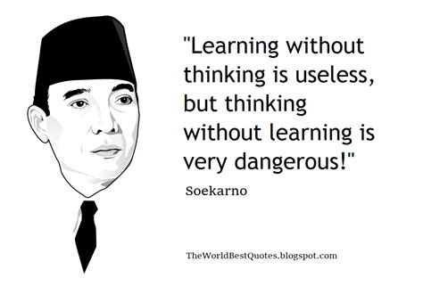 The World Best Quotes: "Learning without thinking is useless, but ...