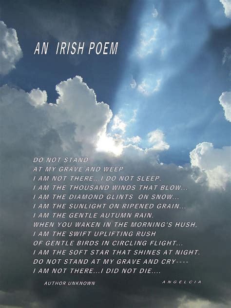 An Irish Poem Photograph by Angelcia Carol Wright - Pixels