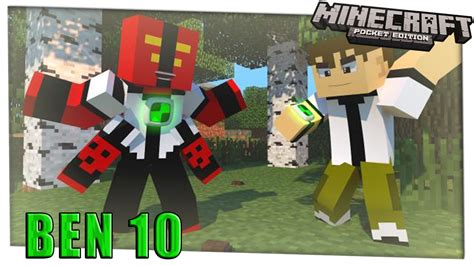 MOD DO BEN 10 PARA MINECRAFT PE 0.13.1 - COM SUPER PODERES INCRIVEIS ...