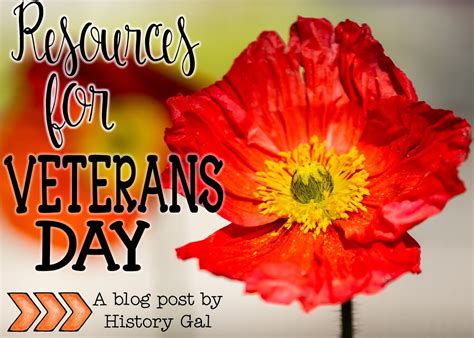 Resources for Teaching about Veterans Day - History Gal