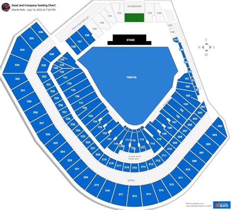 Oracle Park Concert Seating Chart - RateYourSeats.com