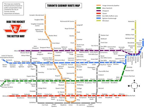 Map of Toronto Subway System Covering Entire Greater Toronto area. - Orthodontist Toronto ON ...