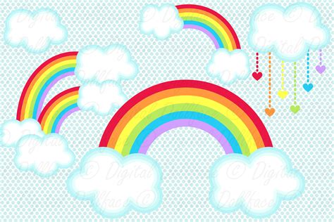 Clouds and rainbow artoon - enterprisesilope