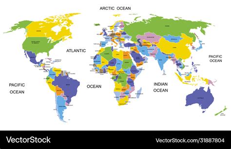 Menda City tofu Jsou v depresi world map countries Šikovný Brace Statistický