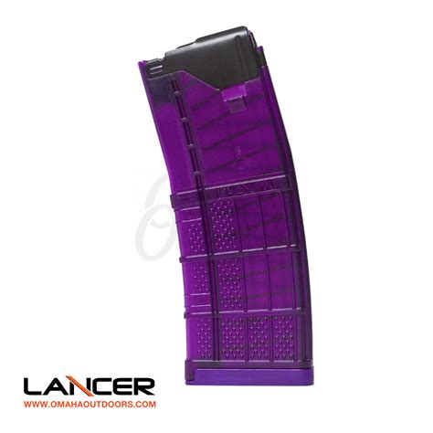 Lancer AR 15 30 Round Purple Magazine - Omaha Outdoors